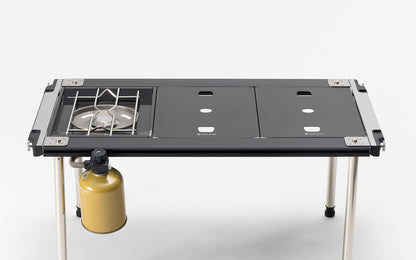 플랫버너 리드트레이블랙세트